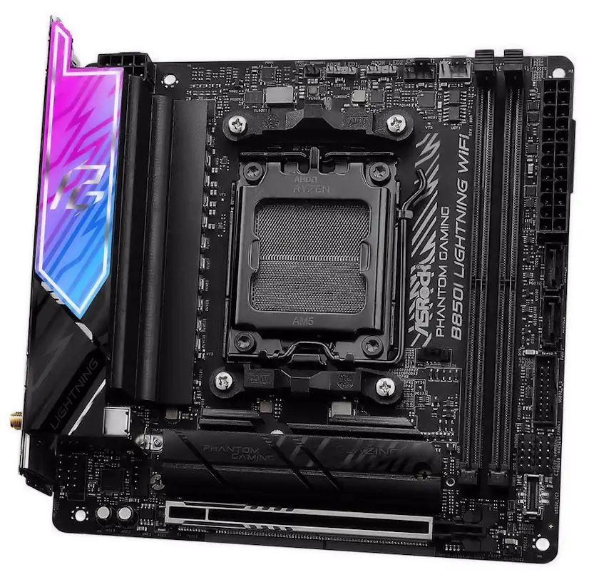 Montaje Placa Base ASRock B850I Lightning WiFi Gaming PC El Molar Informático El Molar - Montaje Placa Base ASRock B850I Lightning WiFi Gaming PC El Molar