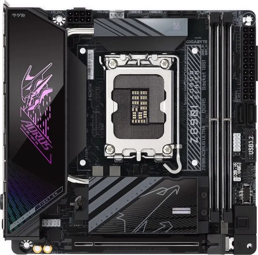 Montaje Placa Base GIGABYTE Z890I AORUS ULTRA Gaming PC El Molar Montaje Placa Base GIGABYTE Z890I AORUS ULTRA Gaming PC El Molar